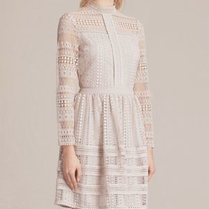 All Saints Dress Beige Lace “ Rowan” Victorian Dress Rare! NWOT~ Excellent Sz 4